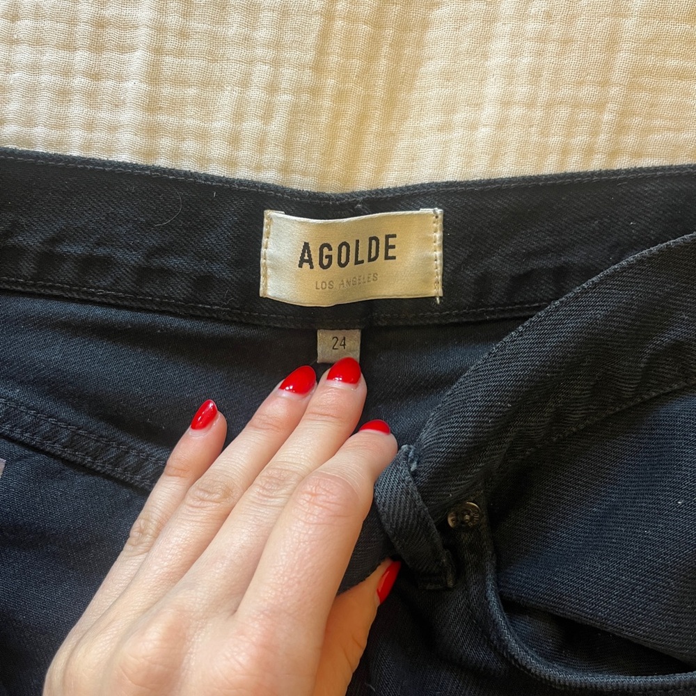 Agolde 90s Pinch Waist Black - Picture 8 of 12